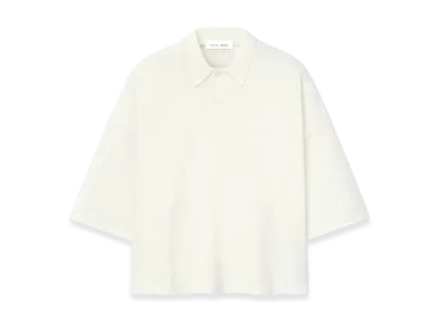 FEAR OF GOD ESSENTIALS Signature 90s Cropped Polo "Ivory"