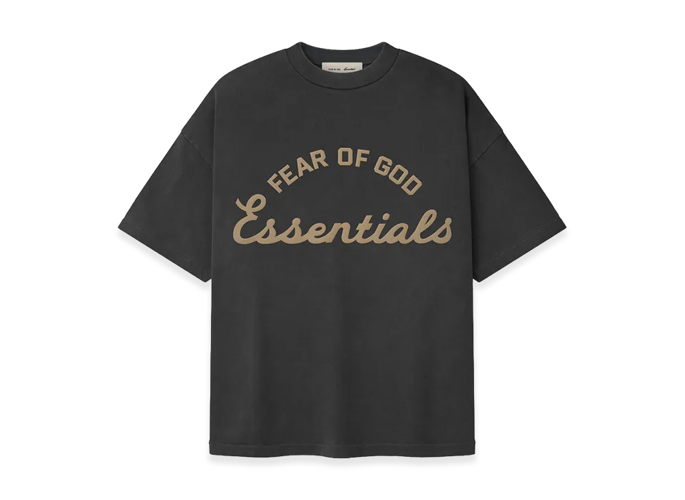 FEAR OF GOD ESSENTIALS Training 90s Short Sleeve Tee "Faded Iron Grey"