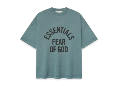 FEAR OF GOD ESSENTIALS Campus 90s Short Sleeve Tee "Faded Coastal"