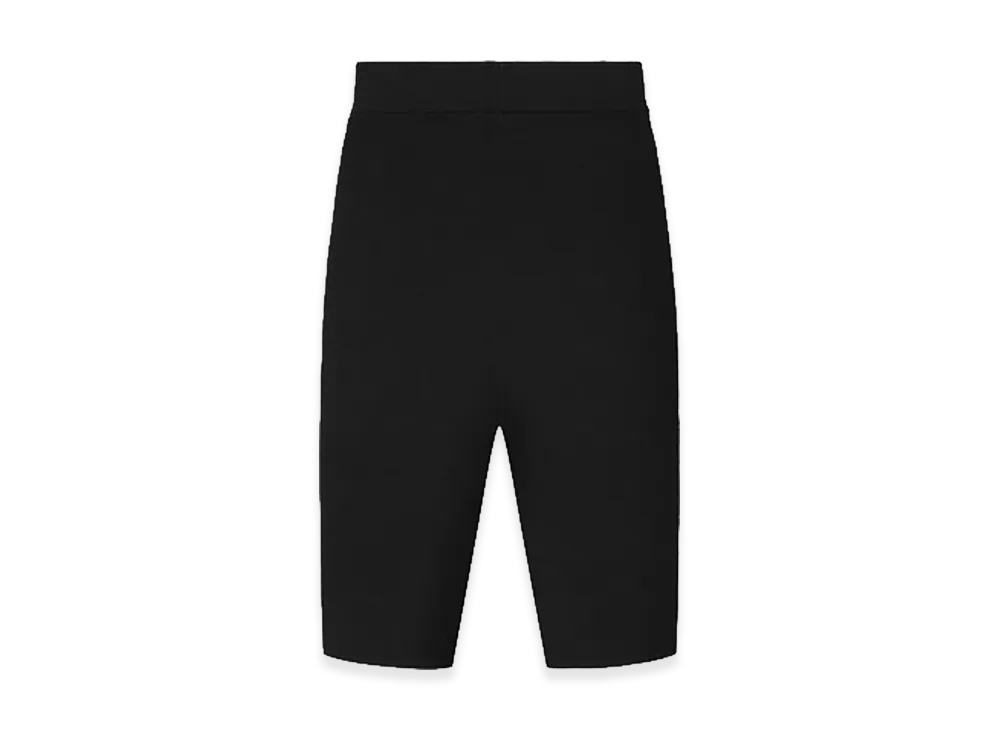 FEAR OF GOD ESSENTIALS Rib Knit Bike Short "Vintage Black"