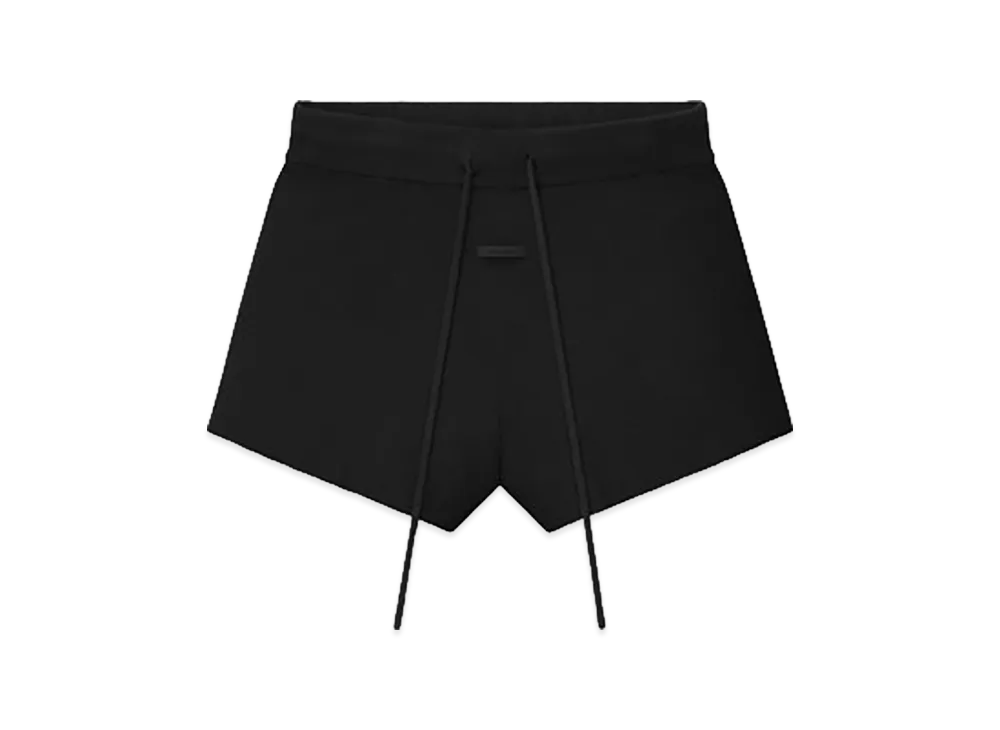 FEAR OF GOD ESSENTIALS Women's Knit Running Short "Vintage Black"
