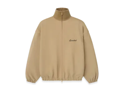 FEAR OF GOD ESSENTIALS Signature Full Zip Track Jacket "Dune"