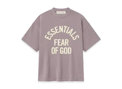FEAR OF GOD ESSENTIALS Kids Campus 90s Short Sleeve Tee "Faded Mauve"