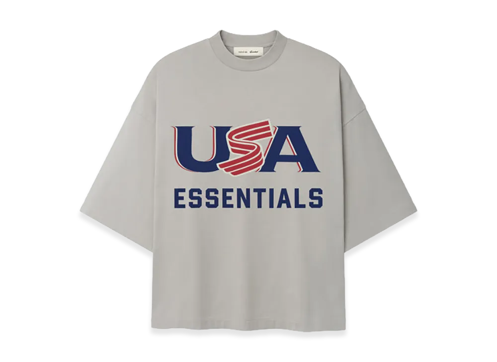 FEAR OF GOD ESSENTIALS USA Baseball Merch Tee "Seal"