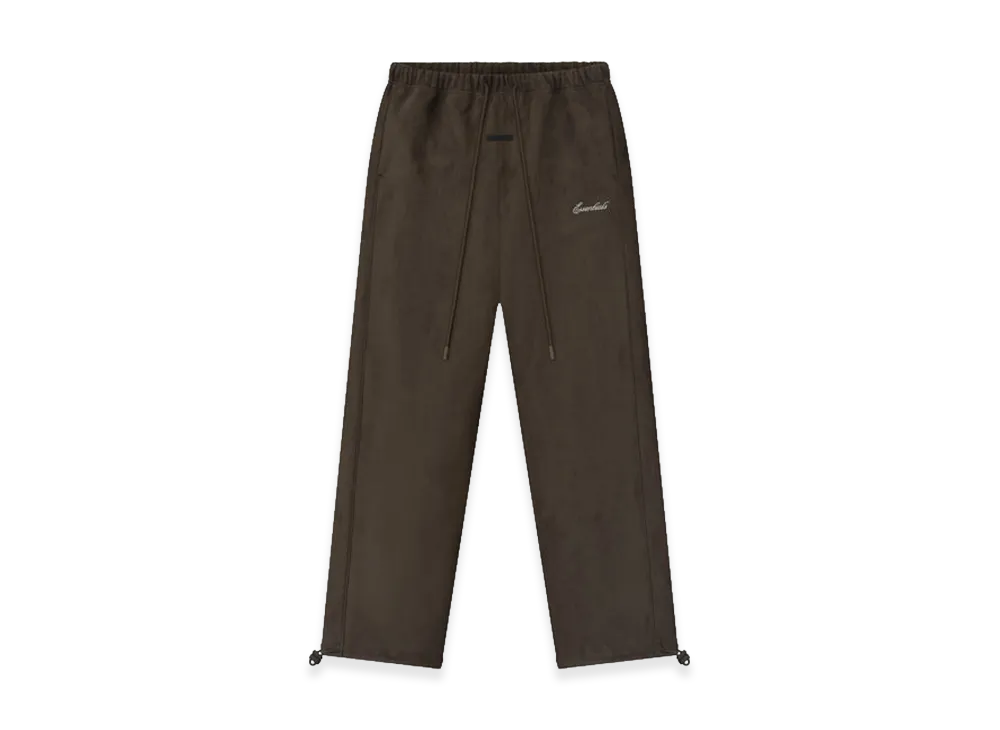 FEAR OF GOD ESSENTIALS Suede Fleece Signature Relaxed Pant "Brown"