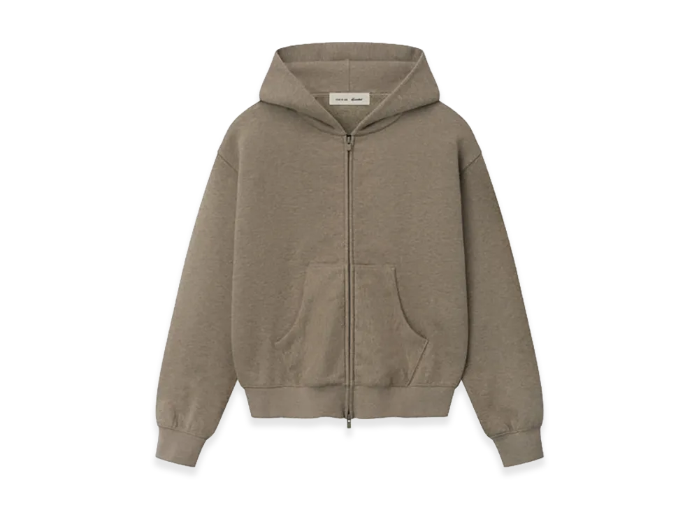 FEAR OF GOD ESSENTIALS Women's Classic Full Zip Hoodie "Homestead Heather"