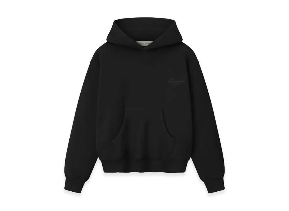 FEAR OF GOD ESSENTIALS Womens Signature Classic Hoodie "Vintage Black"