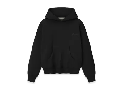 FEAR OF GOD ESSENTIALS Womens Signature Classic Hoodie "Vintage Black"