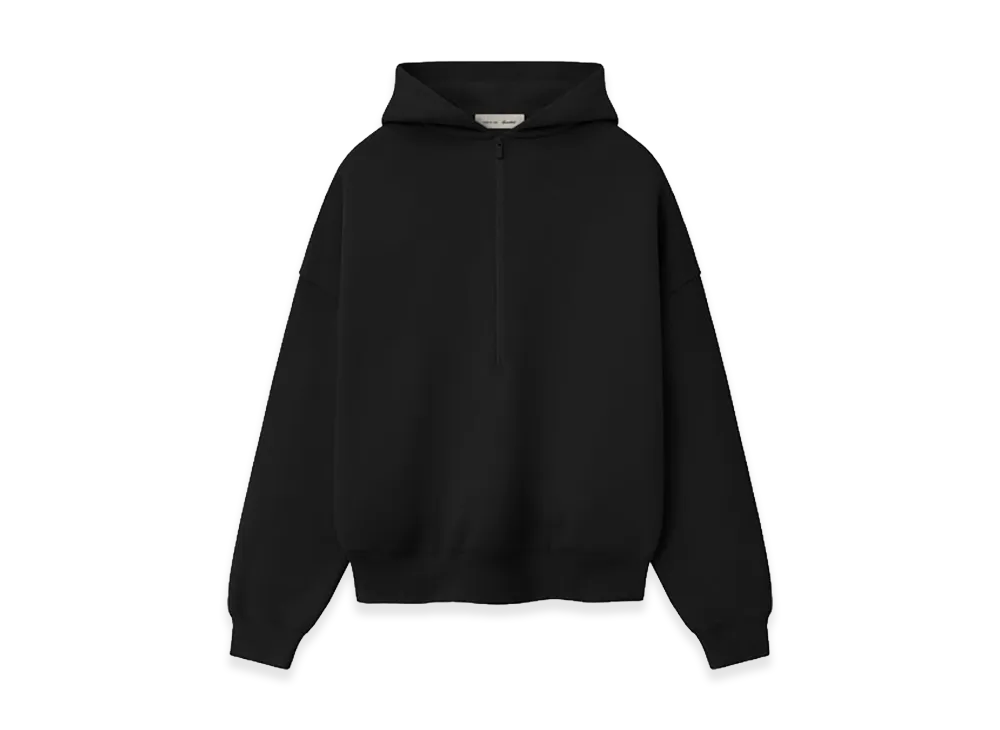 FEAR OF GOD ESSENTIALS Property Lounge Half Zip Hoodie "Black"