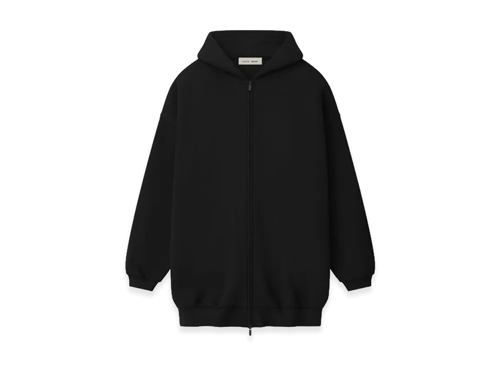FEAR OF GOD ESSENTIALS Property Lounge Long Zip Hoodie "Black"