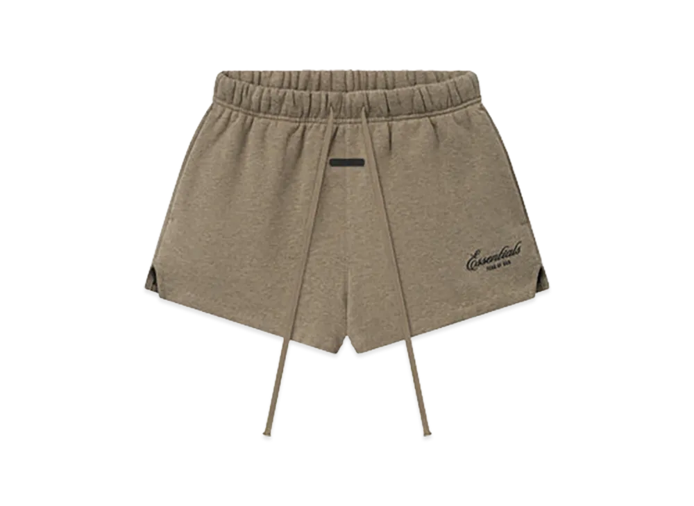 FEAR OF GOD ESSENTIALS Womens Running Sweatshort "Homestead Heather"