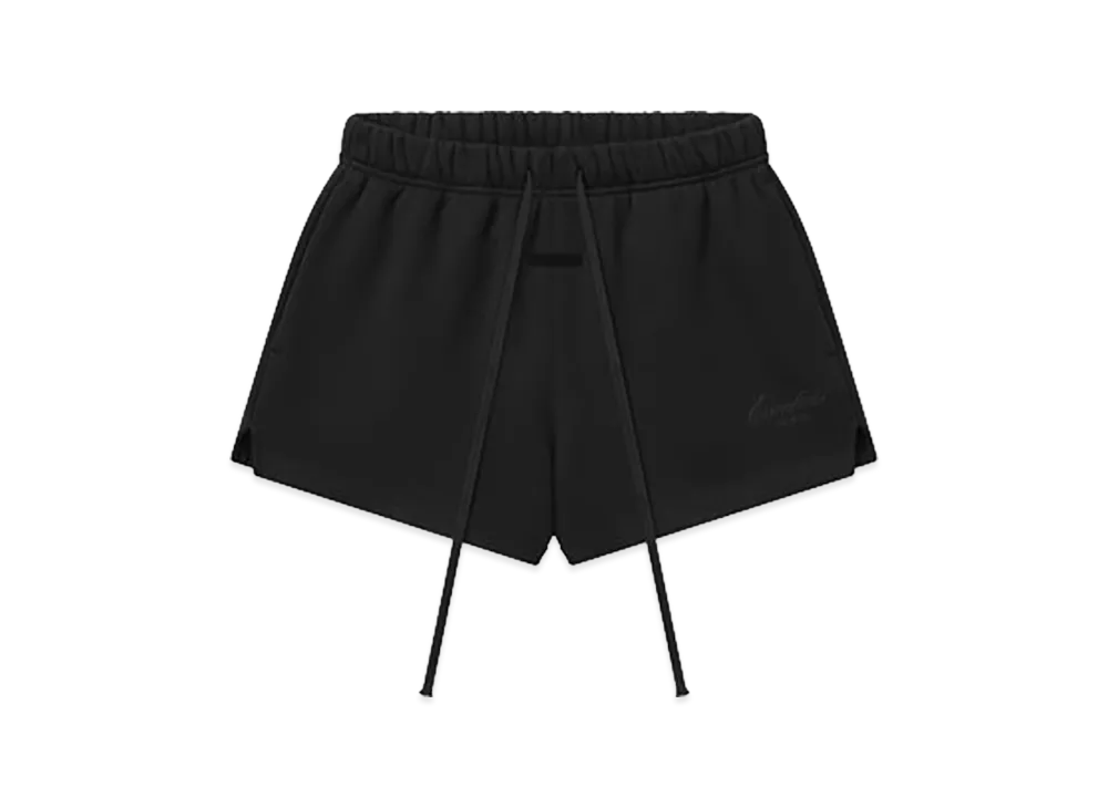 FEAR OF GOD ESSENTIALS Women's Signature Running Sweatshort "Vintage Black"
