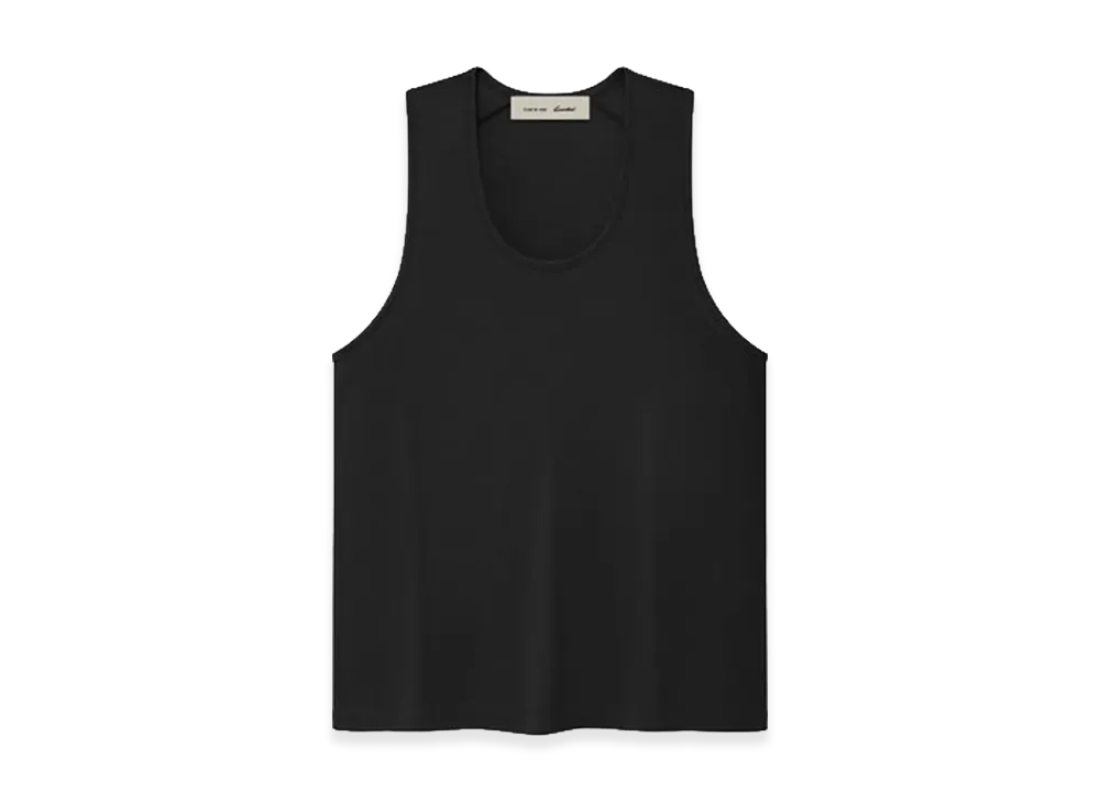 FEAR OF GOD ESSENTIALS Women's Signature Slim Tank "Vintage Black"