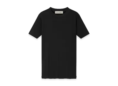 FEAR OF GOD ESSENTIALS Women's Rib Fitted Short Sleeve Tee "Vintage Black"