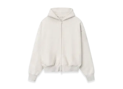FEAR OF GOD ESSENTIALS Signature Classic Full Zip Hoodie "Oatmeal Heather"