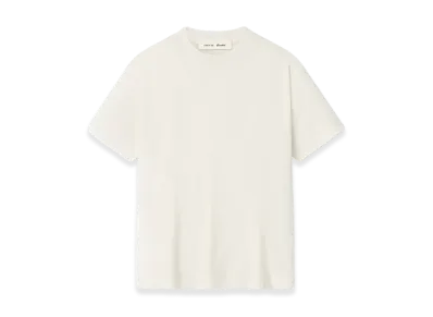 FEAR OF GOD ESSENTIALS Kids Signature Classic Short Sleeve Tee "Ivory"