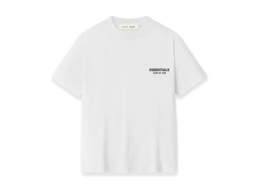 FEAR OF GOD ESSENTIALS Kids Classic Short Sleeve Tee "Bright White"