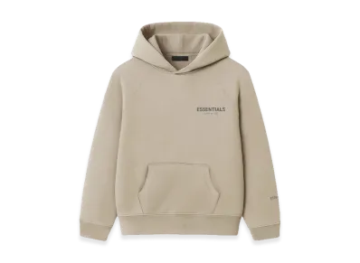 FEAR OF GOD ESSENTIALS One Point Logo Hoodie "Tan"