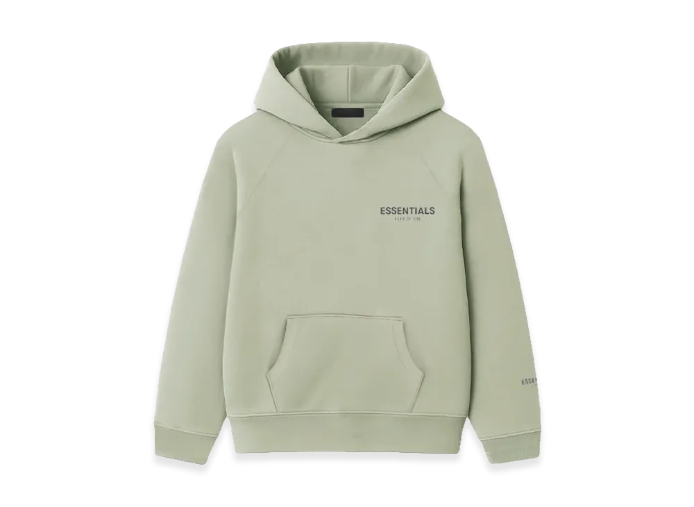 FEAR OF GOD ESSENTIALS One Point Logo Hoodie "Concrete"