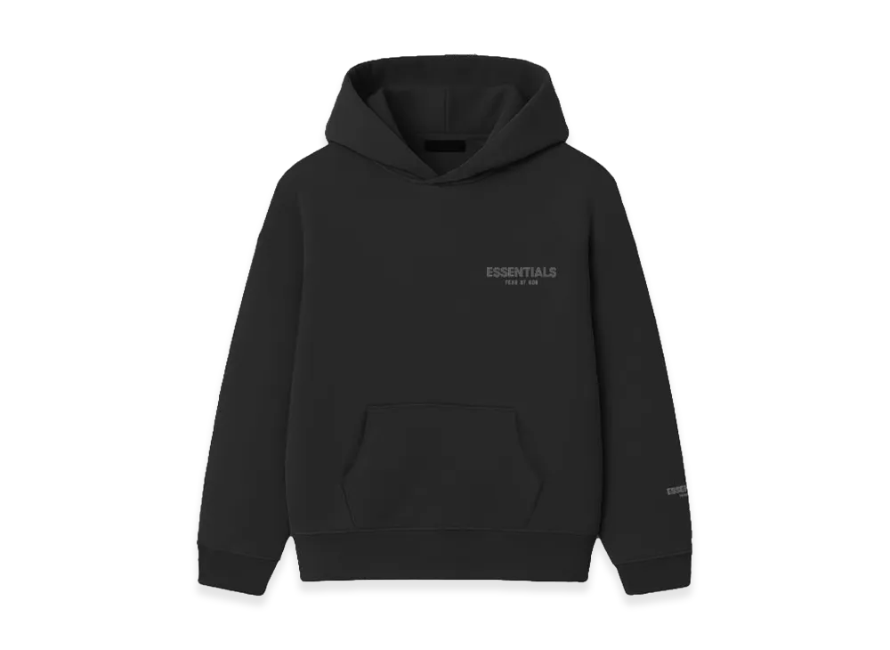 FEAR OF GOD ESSENTIALS One Point Logo Hoodie "Black"