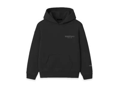 FEAR OF GOD ESSENTIALS One Point Logo Hoodie "Black"