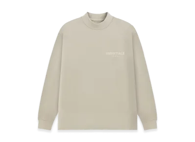 FEAR OF GOD ESSENTIALS Point Logo L/S T-Shirt "Wheat"