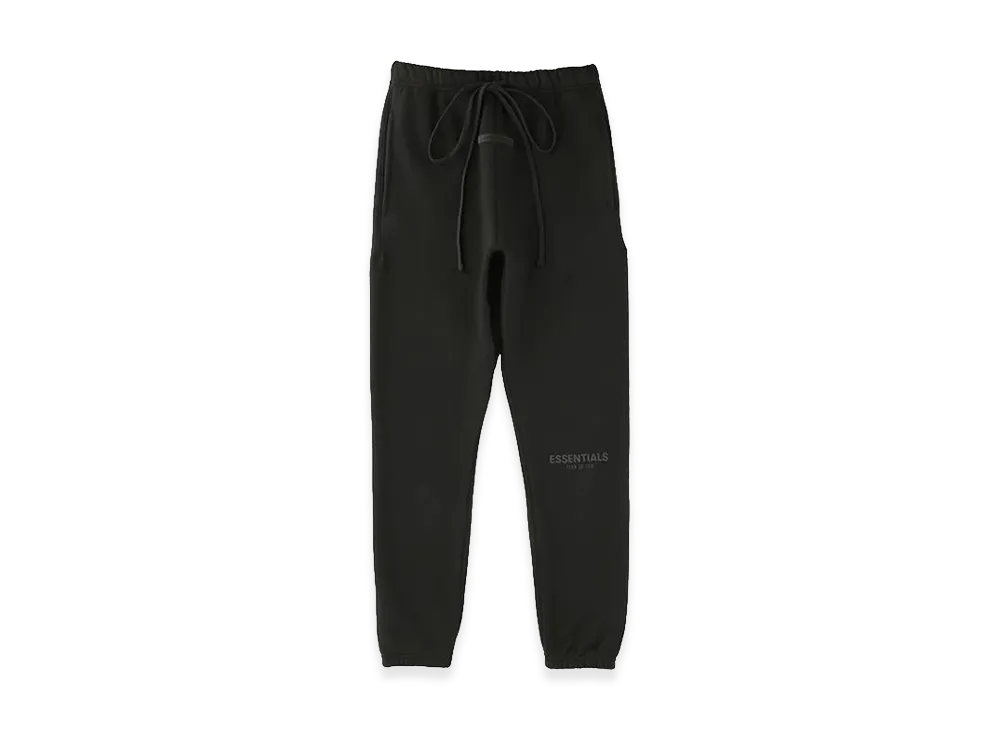 FEAR OF GOD ESSENTIALS Reflector Logo Sweatpants "Black"