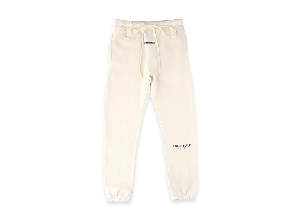 FEAR OF GOD ESSENTIALS Reflector Logo Sweatpants "Cream"