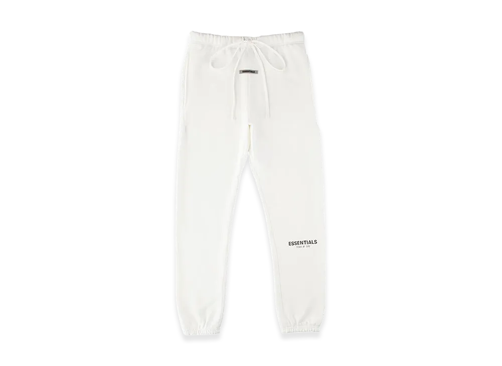 FEAR OF GOD ESSENTIALS Reflector Logo Sweatpants "White"