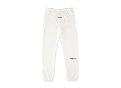 FEAR OF GOD ESSENTIALS Reflector Logo Sweatpants "White"