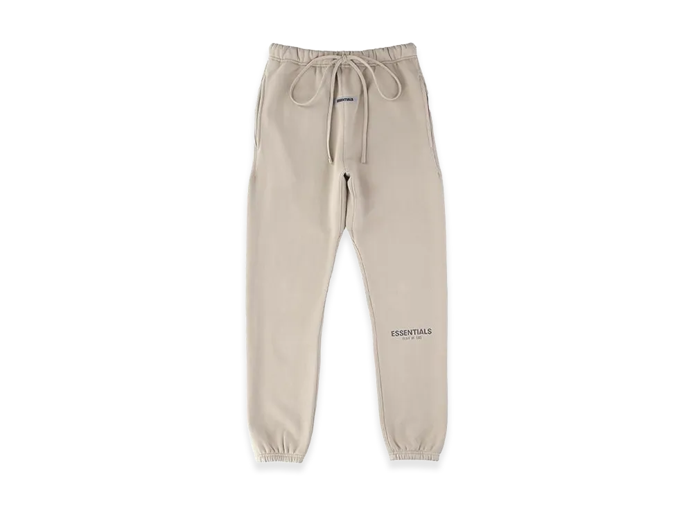 FEAR OF GOD ESSENTIALS Reflector Logo Sweatpants "Beige"