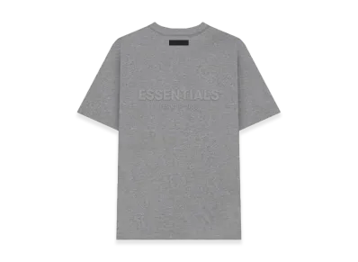 FEAR OF GOD ESSENTIALS Silicone Back Logo Short Sleeve T-Shirt "Dark Oatmeal"