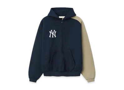 FEAR OF GOD x MLB Yankees Raglan Half Zip Sport Hoodie "Dark Sapphire Overland"