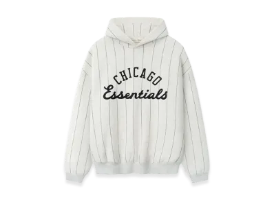 FEAR OF GOD x MLB White Sox Sport Hoodie "Oatmeal Heather W Black Pinstripes"