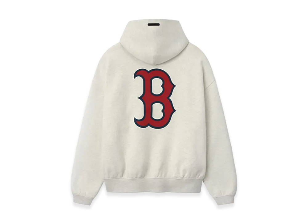 FEAR OF GOD x MLB Red Sox Sport Hoodie "Oatmeal Heather Light Heather Rib"