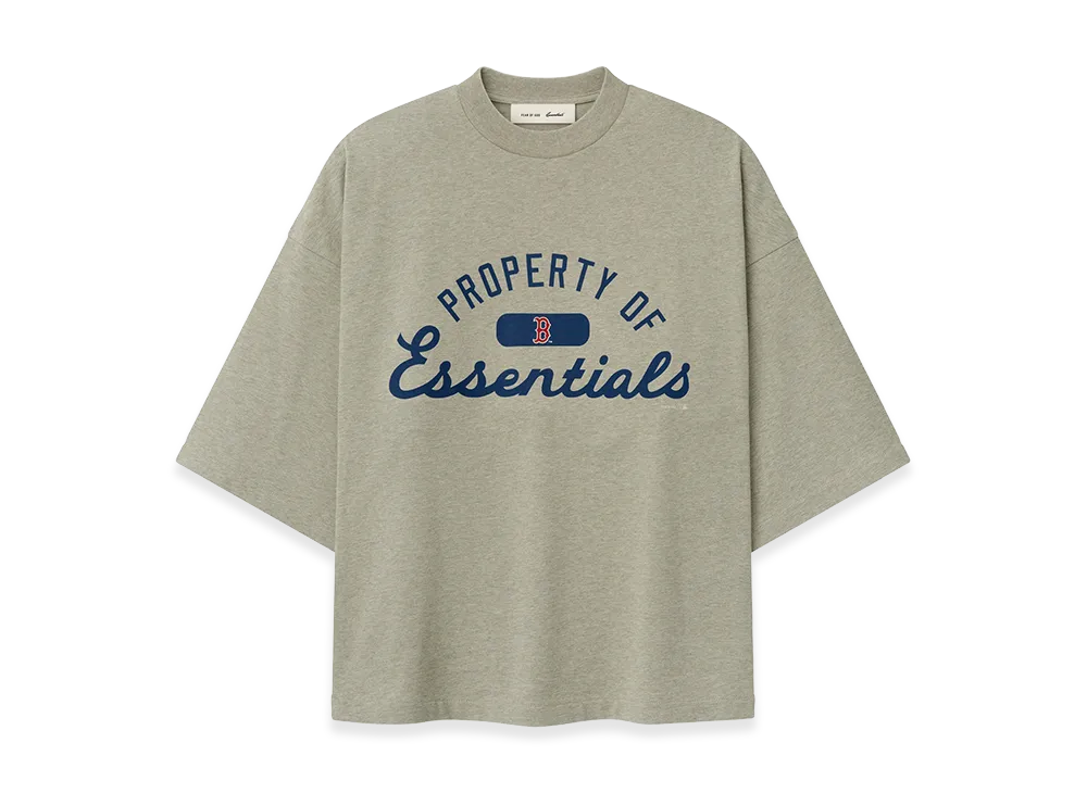 FEAR OF GOD x MLB Red Sox Merch Tee "Seal Heather"