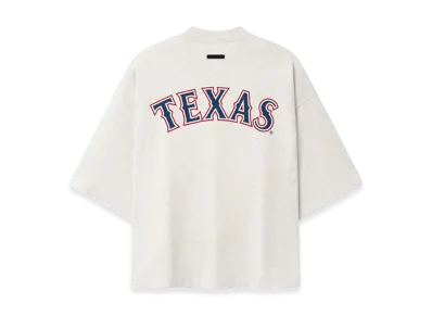 FEAR OF GOD x MLB Rangers Merch Tee "Oatmeal Heather"