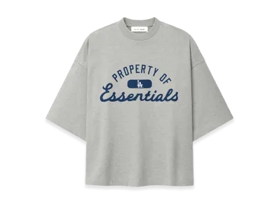 FEAR OF GOD x MLB Dodgers Merch Tee "Concrete Heather"
