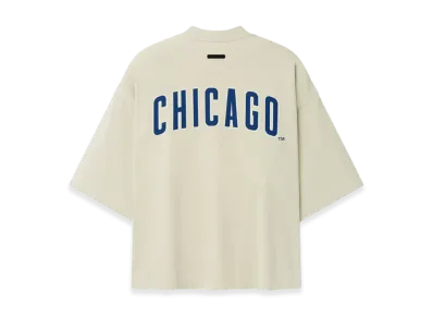 FEAR OF GOD x MLB Cubs Merch Tee "Sandstone"