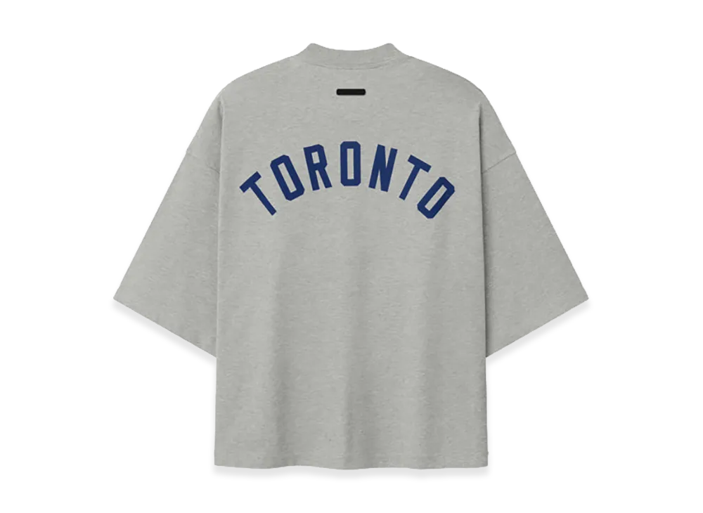FEAR OF GOD x MLB Blue Jays Merch Tee "Concrete Heather"