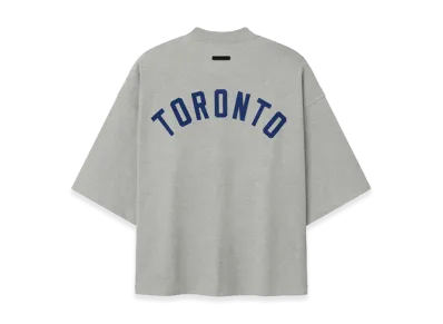 FEAR OF GOD x MLB Blue Jays Merch Tee "Concrete Heather"