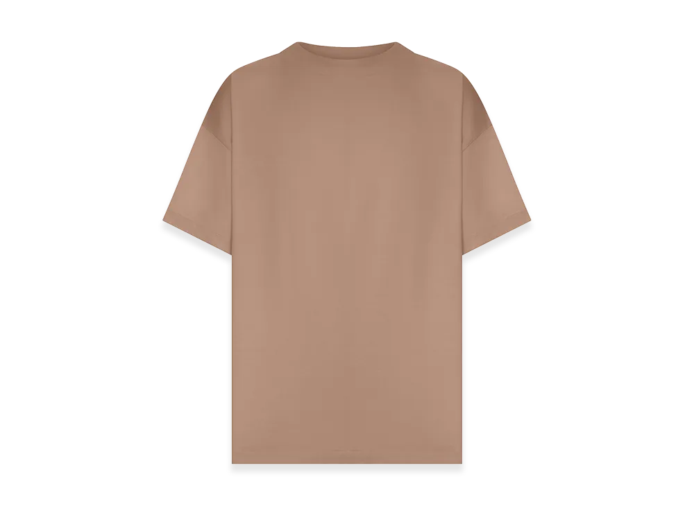 FEAR OF GOD Oversized Crew-Neck T-Shirt In Cotton Blend "Beige"