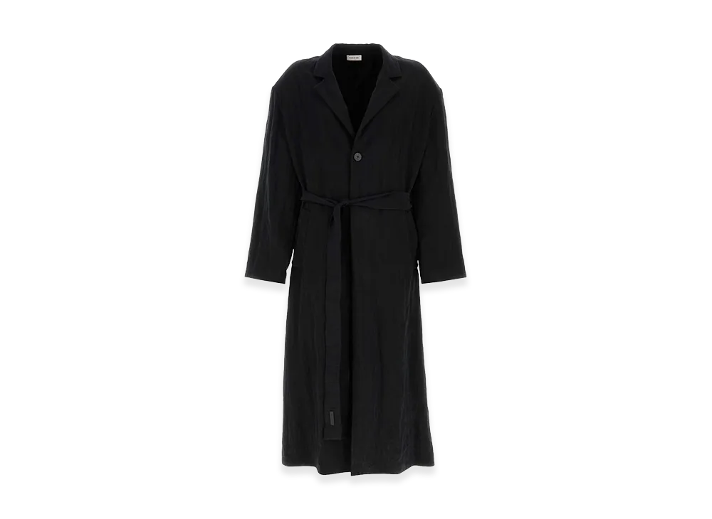 FEAR OF GOD Lyocell Blend Trench Coat "Black"