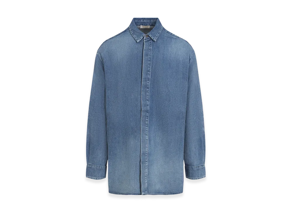 FEAR OF GOD "Vented" Denim Shirt "Light Blue"