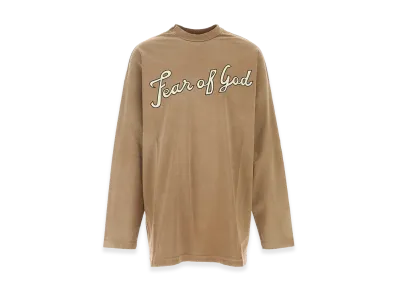 FEAR OF GOD Cotton Oversize T-Shirt "Biscuit/Camel"