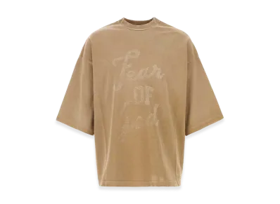 FEAR OF GOD Cotton Oversize T-Shirt "Biscuit/Camel"