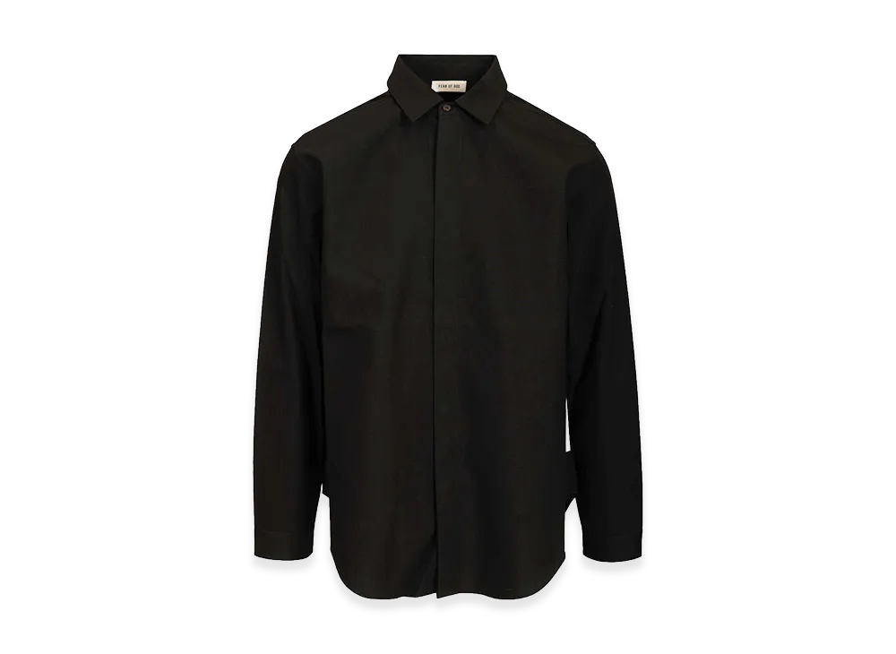 FEAR OF GOD Cotton and Wool Shirt "Black"