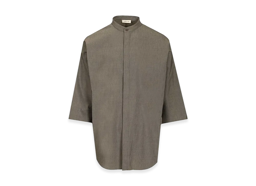 FEAR OF GOD Mandarin Relaxed Shirt Ss "Gray"