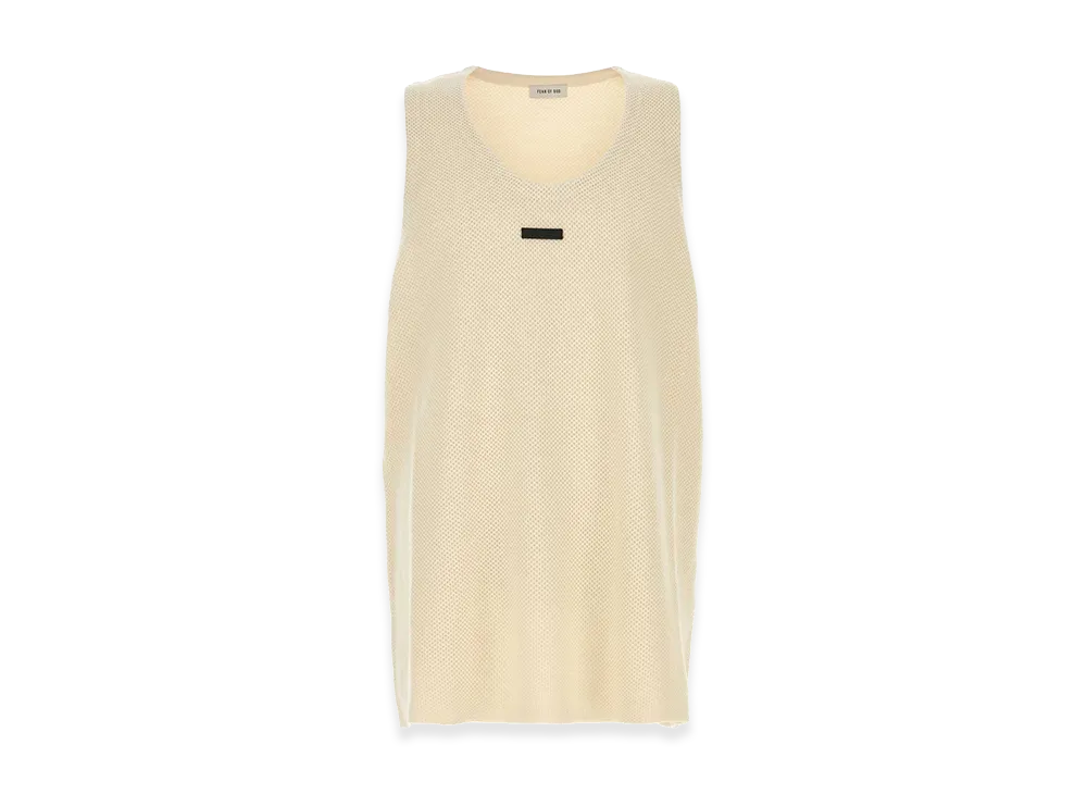 FEAR OF GOD Mesh Tank Top "Cream/Yellow"