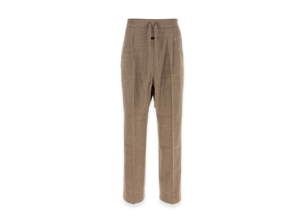 FEAR OF GOD Melange Wool Wide-Leg Pant "Beige"